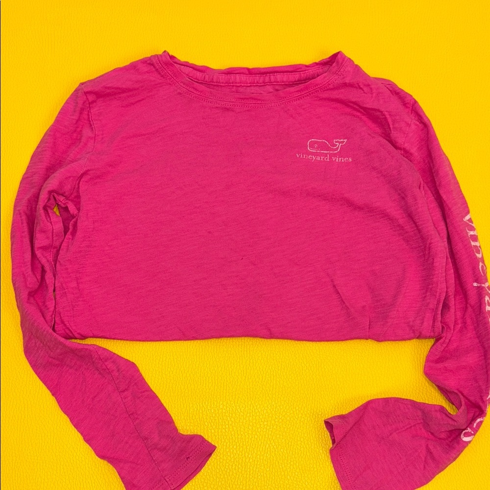Vineyard Vines Hot Pink Long Sleeve Tee